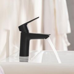 Grohe Eurosmart Lavabo Bataryası Sifon Kumandalı Mat Siyah 233222433