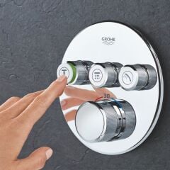 Grohe Grohtherm Smartcontrol Üç Valfli Ankastre Termostatik Duş Bataryası 29121000