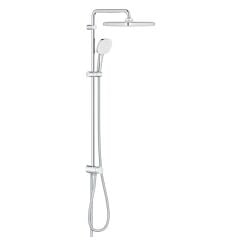 Grohe Tempesta Cosmopolitan System 250 Cube Kare Duvar Bağlantılı Divertörlü Duş Sistemi 26694001