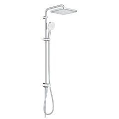 Grohe Tempesta Cosmopolitan System 250 Cube Kare Duvar Bağlantılı Divertörlü Duş Sistemi 26694001
