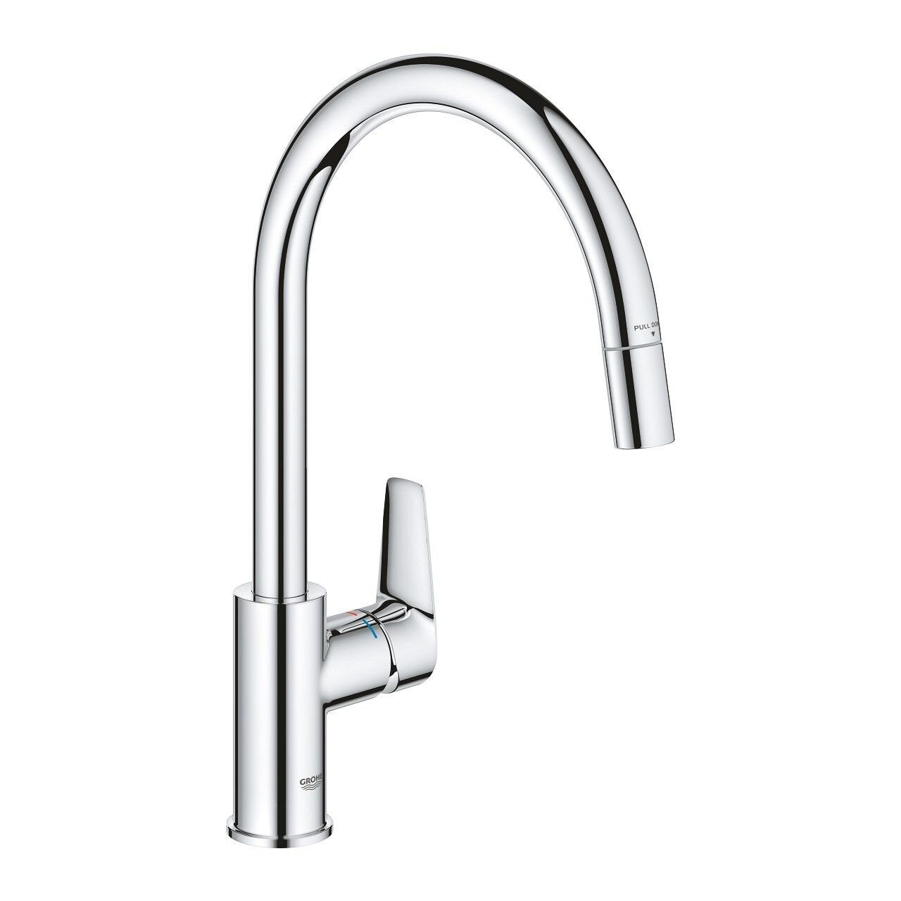 Grohe Bauedge Tek Kumandalı Spiralli Eviye Bataryası 30536000