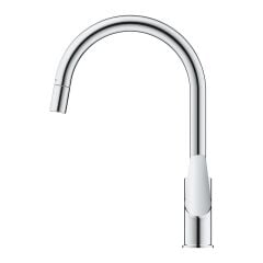 Grohe Bauedge Tek Kumandalı Spiralli Eviye Bataryası 30536000