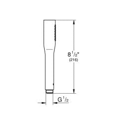 Grohe Euphoria Stick Cosmopolitan El Duşu 1 Akışlı Phantom Black 22126KF0
