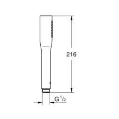 Grohe Euphoria Cosmo El Duşu 1 Akışlı Krom 27400000