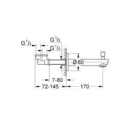 Grohe Eurocosmo Çıkış Ucu 13262000