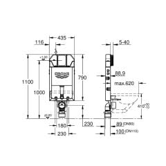 Grohe Uniset Gömme Rezervuar İnce 39683000