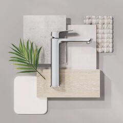 Grohe Cubeo Lavabo Bataryası 1/2 XL Boyut 1017290000