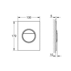 Grohe Nova Cosmopolitan S Kumanda Paneli 37601AL0