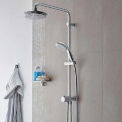 Grohe New Tempesta Sistem 200 Duvar Bağlantılı Divertörlü Duş Sistemi 27389002 (27389003)
