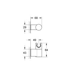 Grohe Rainshower Hareketli El Duşu Askısı 27055000