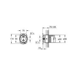 Grohe Rainshower Smartactive 310 Tepe Duşu Seti 26484000