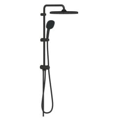 Grohe Tempesta System 250 Cube Kare Duş Başlıklı Duvara Monte Duş Sistemi Mat Siyah 269772431