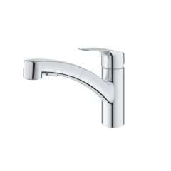 Grohe Eurosmart Tek Kumandalı Eviye Bataryası Spiralli Krom 30305001