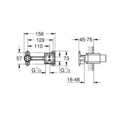 Grohe Ankastre İç Gövde 23200000