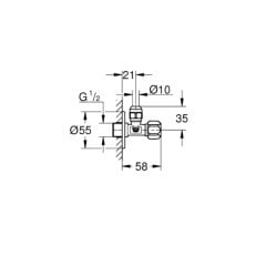 Grohe Ara Musluk 1/2'' (Ürün Kodu: 22018000)
