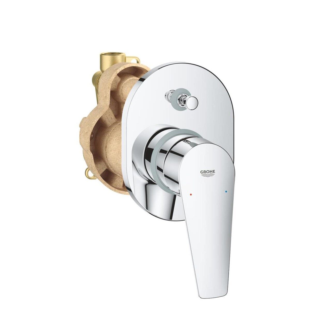 Grohe BauEdge Tek Kumandalı Banyo Bataryası Krom 29039001