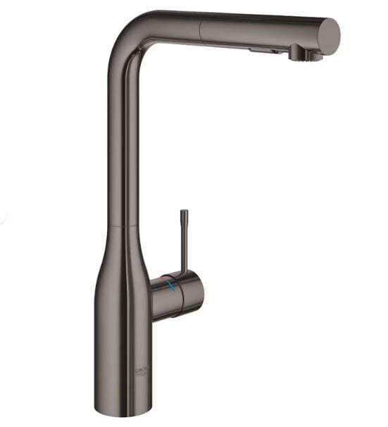 Grohe Eviye Bataryası Spiralli 2 Fonk Essence Hard Graphite -  30504A00