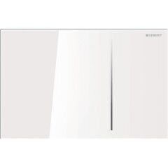Geberit Sigma70 Pnömatik Deşarj Kumanda Kapağı, Beyaz Cam 115.620.SI.1